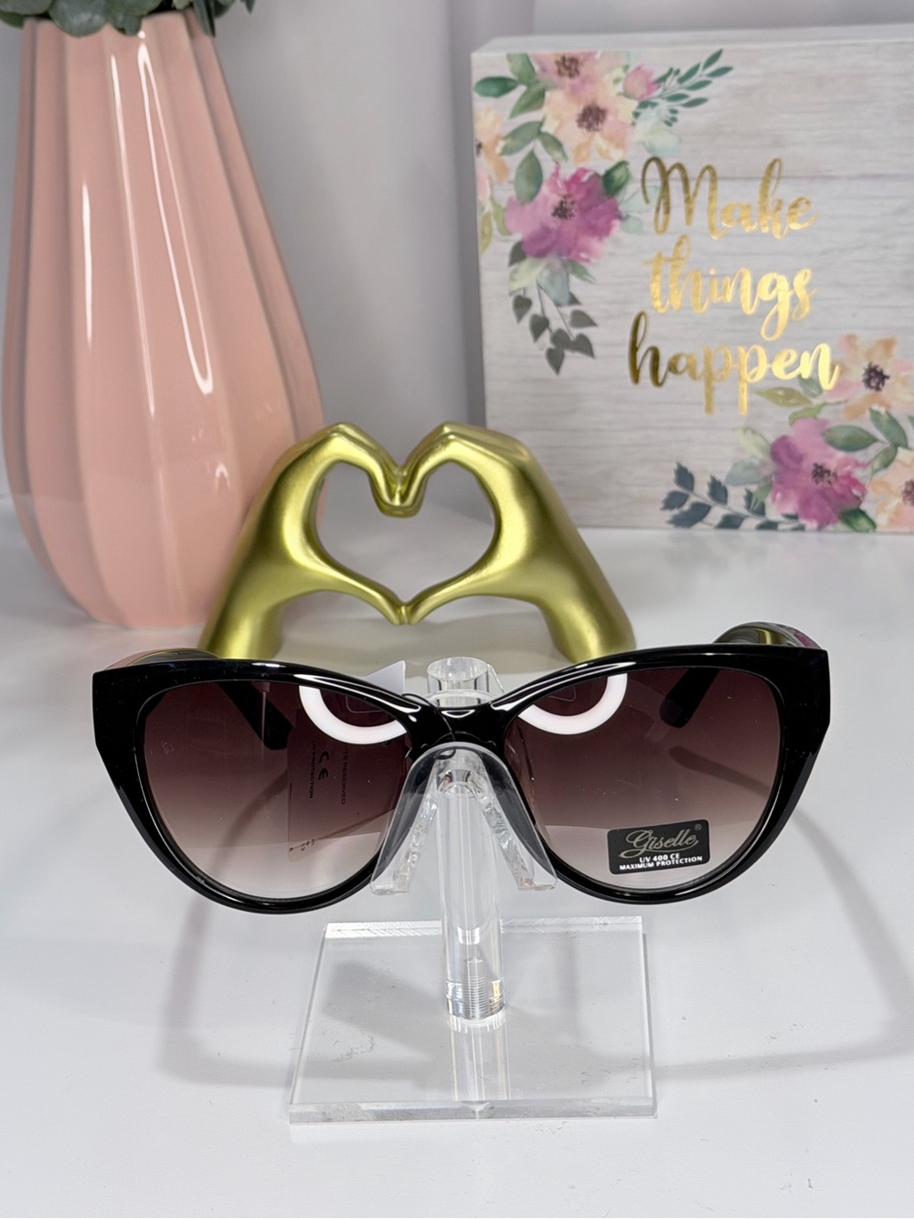 Giselle Brown Cat-Eye Sunglasses - Chic WomenAccessories